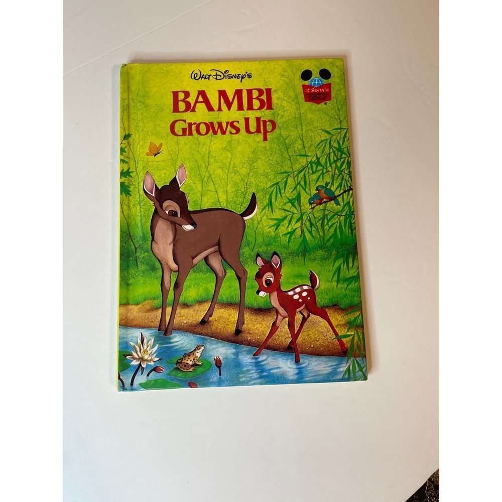 Vintage Walt Disney’s Bambi Grows Up 1979 Hardcover Children’s Book